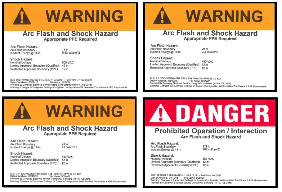 Arc Flash Labels